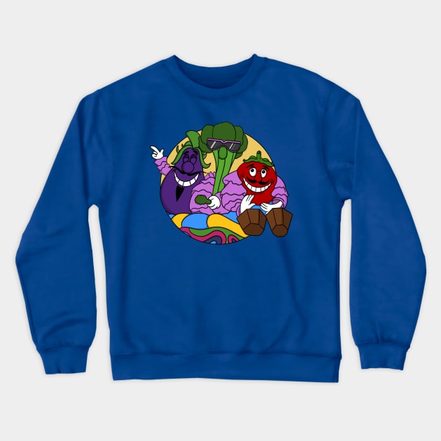 Colander Combo Crewneck Sweatshirt by Mouse Magic with John and Joie